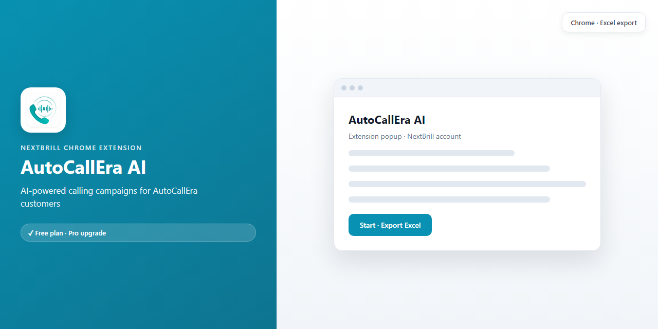 AutoCallEra AI preview