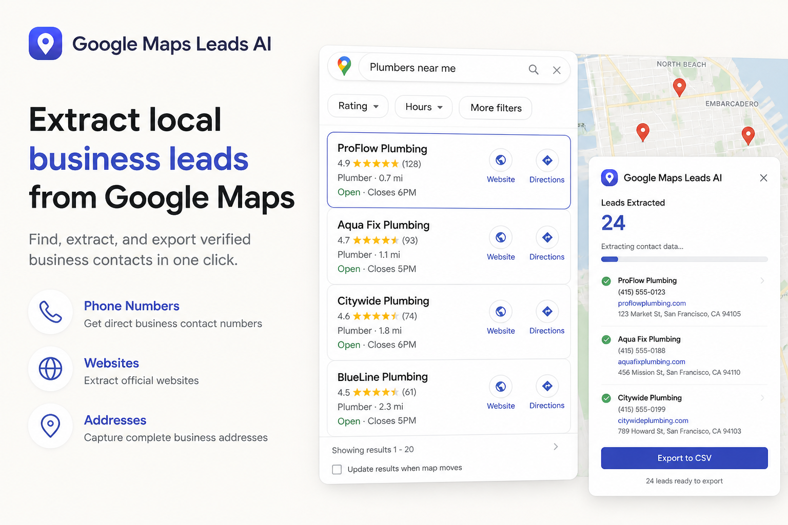 Google Maps Leads AI preview