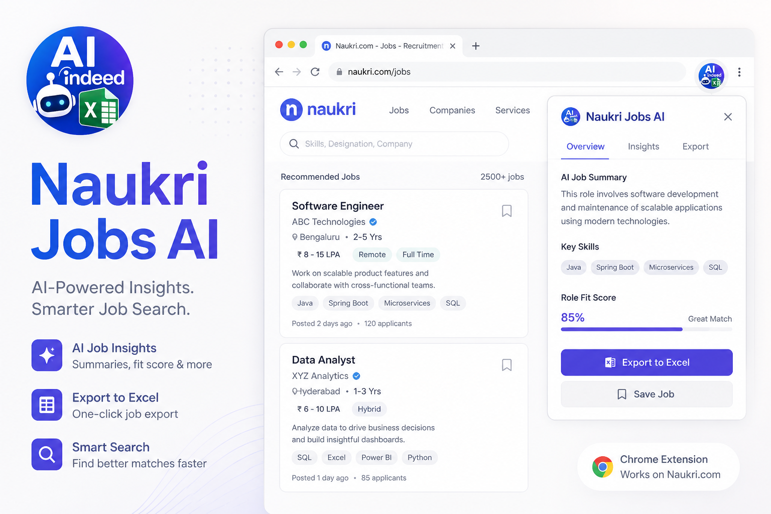Naukri Jobs AI preview