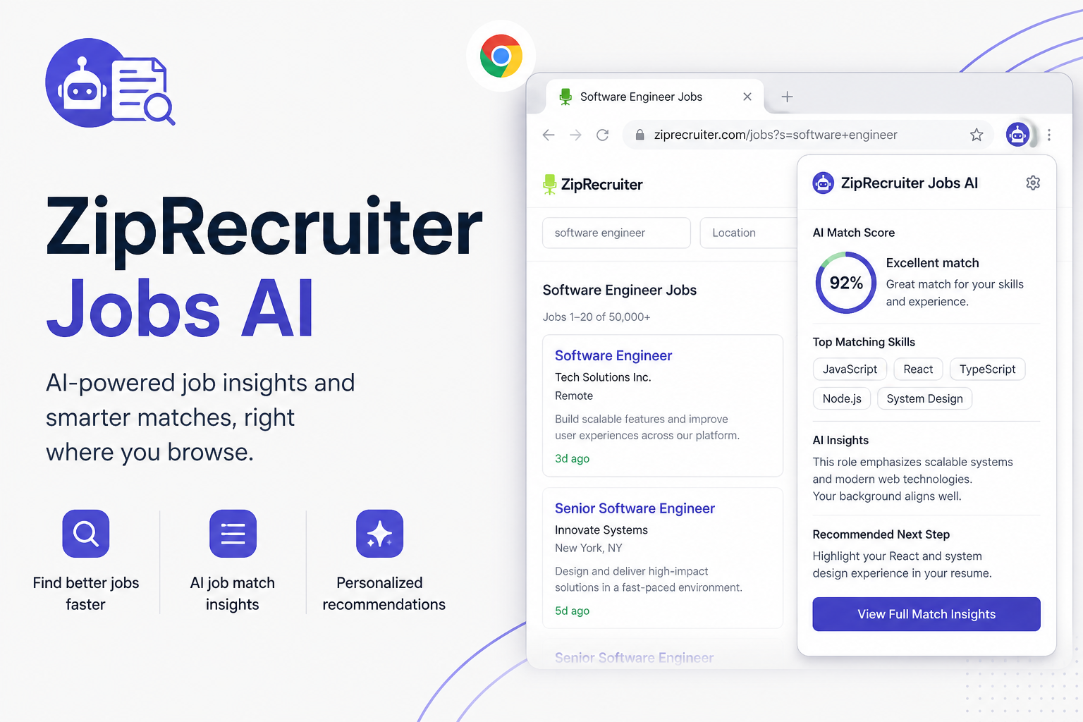 ZipRecruiter Jobs AI preview
